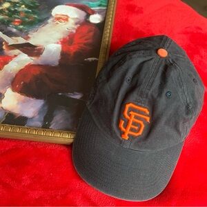 SF Giants Baseball Cap SF Giants Womens Hat MLB Black and Orange Cap